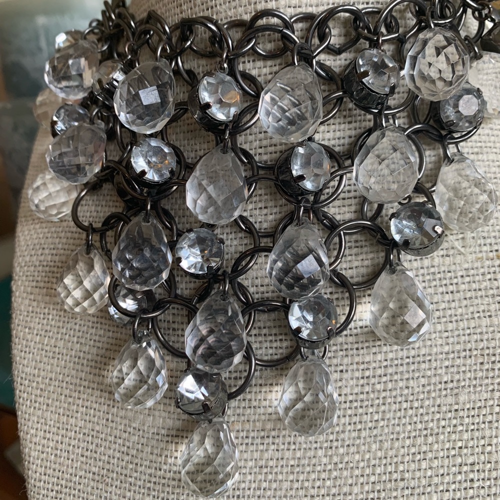 Draped Chain Choker Necklace
